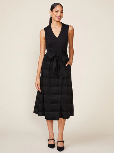 Anthem the Label Sleeveless Twofer Dress with Sash