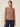 Anthem the Label Envelope Neckline Directional Stripe Mix Top