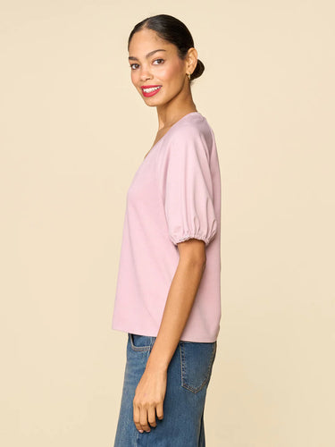 Anthem the Label Duet V-Neck Bungee Sleeve Top