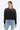 CHRLDR Eyelet Star Insert Straight Round Neck Sweatshirt