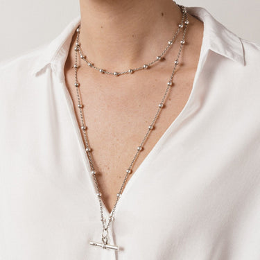 CXC Silver Mast Necklace