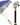 il Marchesato Amazing Zebra Umbrella Enamel on 24K gold