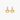 CXC Gold Mini Sunrise Earrings