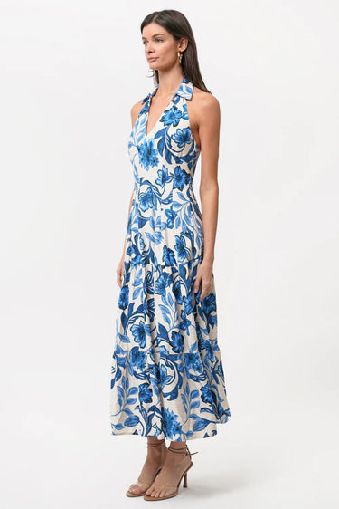 Adelyn Rae Lenni Printed Halter Dress