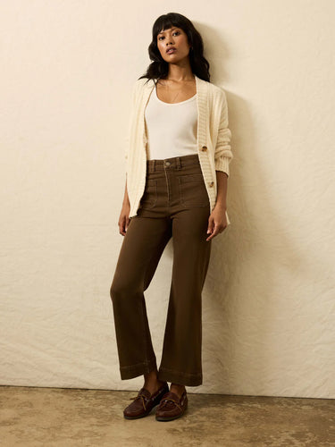 Faherty Stretch Terry Patch Pocket Ankle Pant