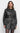 GREYLIN Augustine Vegan Leather Belted Dress