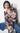 GREYLIN Nicki Printed V Neck Blouse