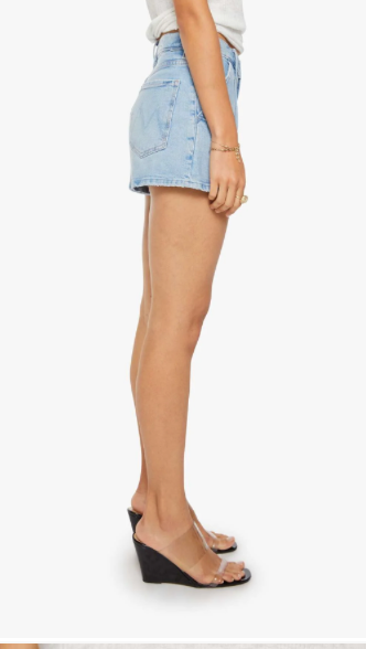 Mother Denim: The Pleated Rambler Short / Fringe Benefits