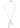 Susan Shaw Silver Dotted Bar Charm Necklace