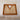 The Winding Road Rattan Cane Weave Triangle Tote Bag with Brown Leather Trim