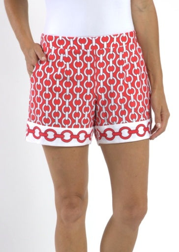 Jude Connally Mika w Trim - Chains Coral Combo