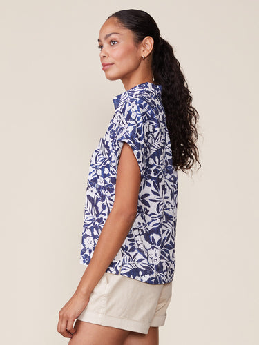 Anthem: Printed Button Down Top