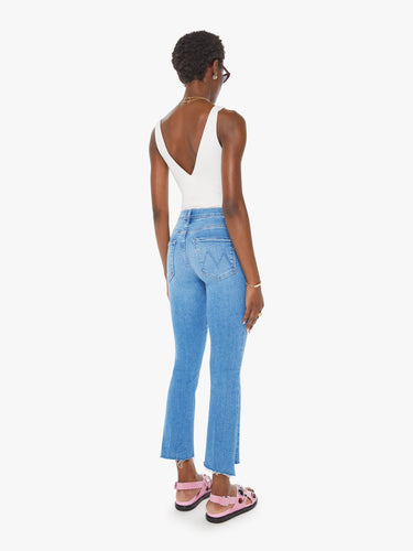 Mother Denim:  The Insider Crop Step Fray - Out of the Blue