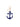 Shiraleah Anchor Beaded Bag Charm/Key Ring