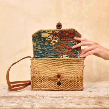 The Winding Road Ata Vine Rectangle Box Crossbody Bag