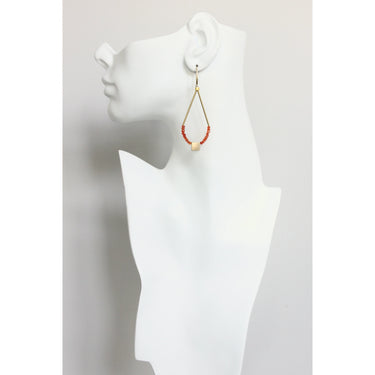 David Aubrey Jewelry Faceted Carnelian Earrings