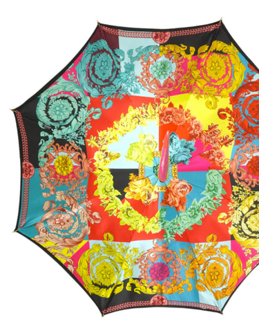 il Marchesato Artisan Italian Umbrella with Luxurious Hand-Enameled Toucan Handle