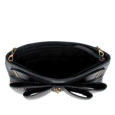 Mary Frances Accessories Bowed Over Genuine Leather Crossbody Handbag