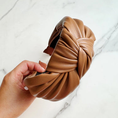 Ellison+Young Leather Better Knotted Headband