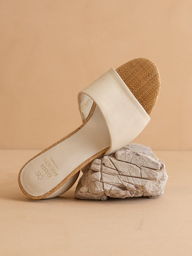The Paloma Beige Low Heeled Sandal