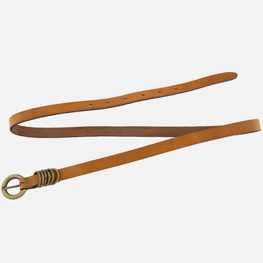 Amsterdam Heritage Alie Skinny Leather Belt For Women - Belts For Dresses