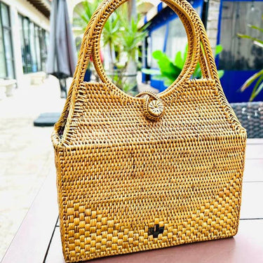 The Winding Road Ata Vine Round Handle Handbag