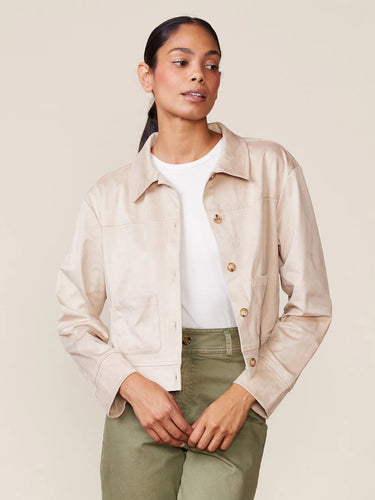 Anthem the Label Suede Patch Pocket Jacket