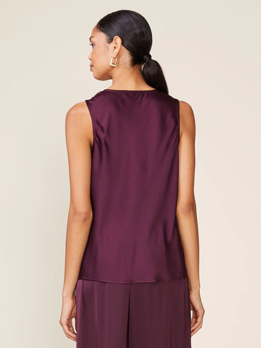 Anthem the Label Shine on Satin Cowl Neck Top