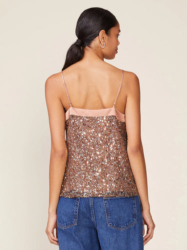 Anthem the Label Sequin Satin Cami