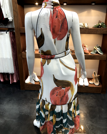 Adelyn Rae Maisy Mock Tiered Maxi Dress