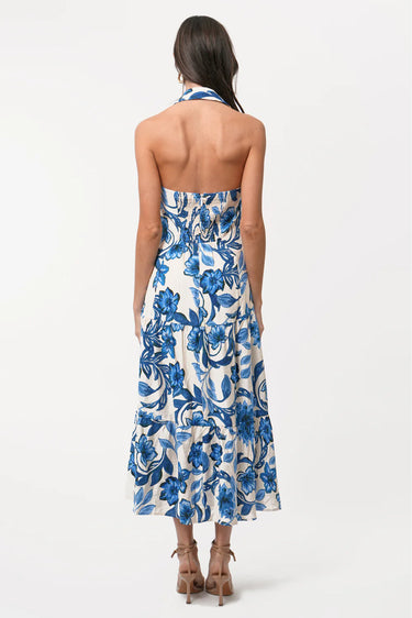 Adelyn Rae Lenni Printed Halter Dress