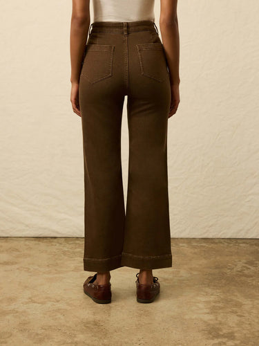 Faherty Stretch Terry Patch Pocket Ankle Pant