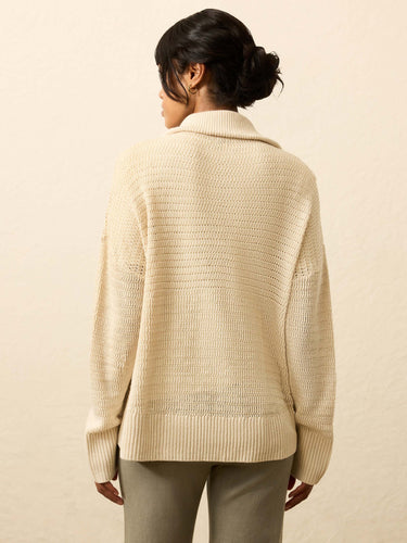 Faherty Miramar Linen Quarter Zip