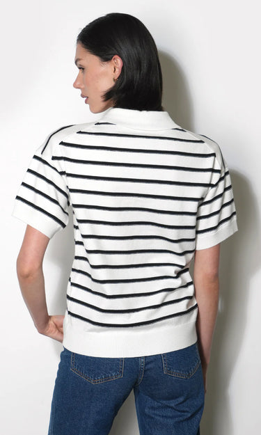 GREYLIN Celina Stripe Knit Polo