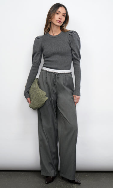 GREYLIN Coltrane Drawstring Trousers w/ Double