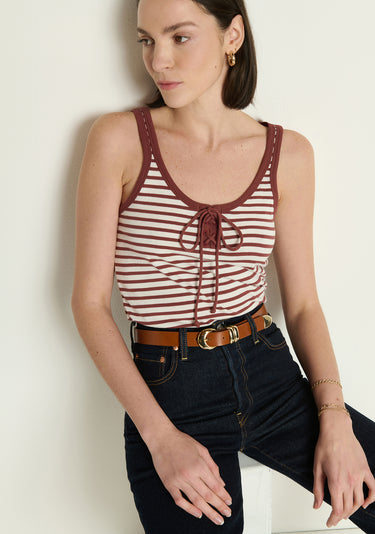 Nation Jil Lace Up Tank