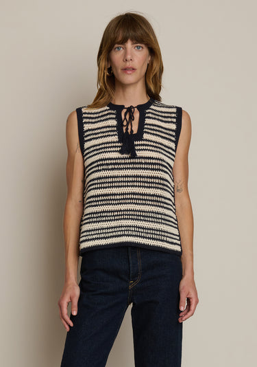 Nation Priscilla Crochet Tank