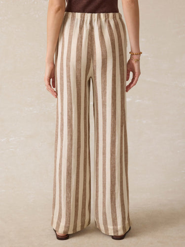Faherty Palma Linen Drawstring Pant