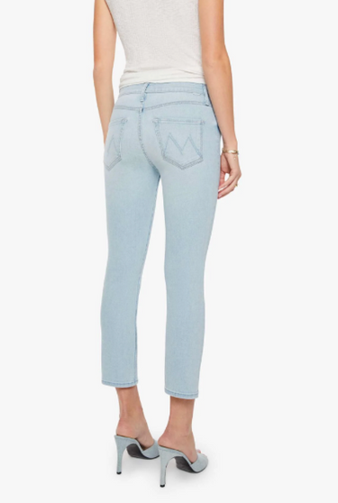 Mother Denim: The Mid Rise Dazzler Crop / Pretty Please