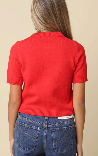 Olivaceous Leia Short Sleeve Cardigan