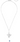 Susan Shaw Silver Paperclip Chain with Heart