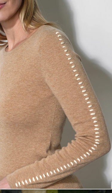 Clementine Whip Stitch Knit Top By Greylin