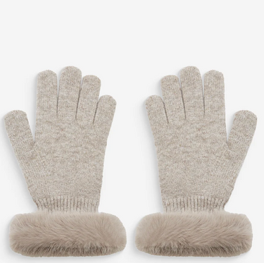 GLOVES WITH FAUX-FUR CUFFS GREGE BRIXTON