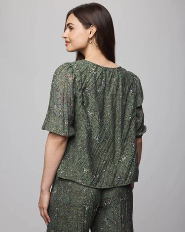 Splendid Versailles Floral Blouse