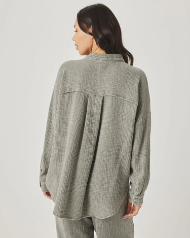 Splendid Ava Gauze Button Down