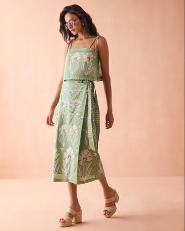 Omika - Sammi Skirt Maxi Matcha