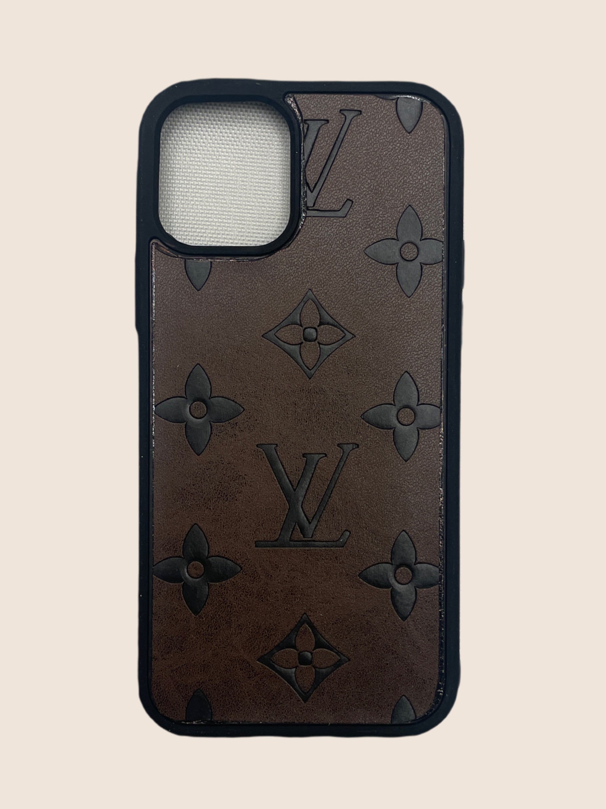 Authentic Louis Vuitton Monogram Leather Phone Case Classic Design